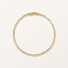 Colar choker canutilho com zircônias banho ouro 18k hipoalergênico para mulheres